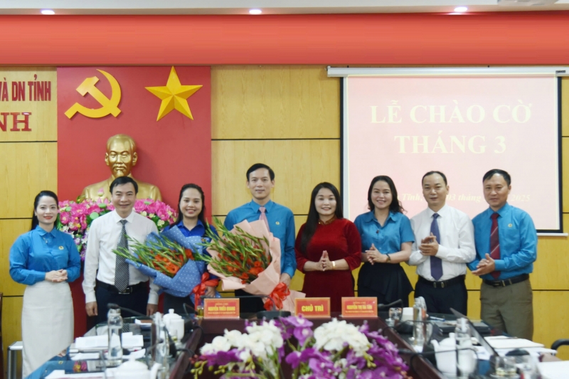 Cơ quan Đảng ủy UBND tỉnh: Tổ chức ra mắt các ban, Công đoàn Khối Chính quyền tỉnh và triển khai các nhiệm vụ trọng tâm tháng 3/2025.
